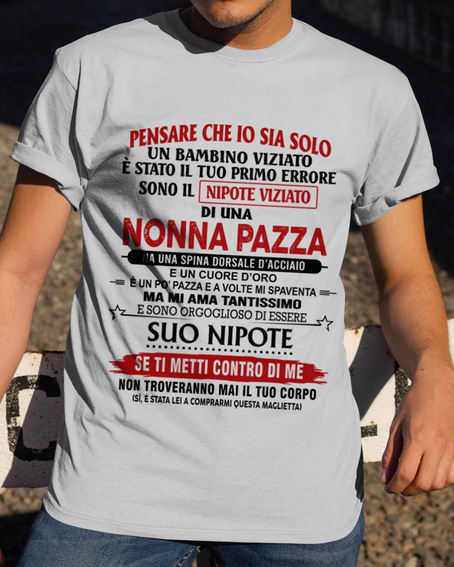 NONNA PAZZA – NIPOTE VIZIATO - DALLA NONNA - TLEE00 (SKU2605-334-00)