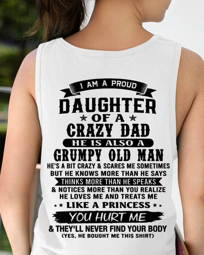FUNNY DAD AND DAUGHTER SHIRT - FROM DAD - TLEE00 (SKU2606-394-00)