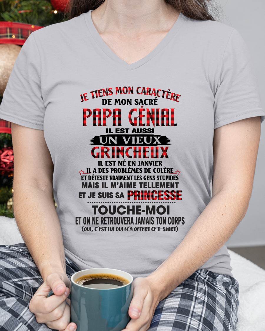 JANVIER / FILLE À PAPA GÂTÉE ET FIÈRE - CADEAU DE PAPA - TLEE01 (SKU2605-355-01)