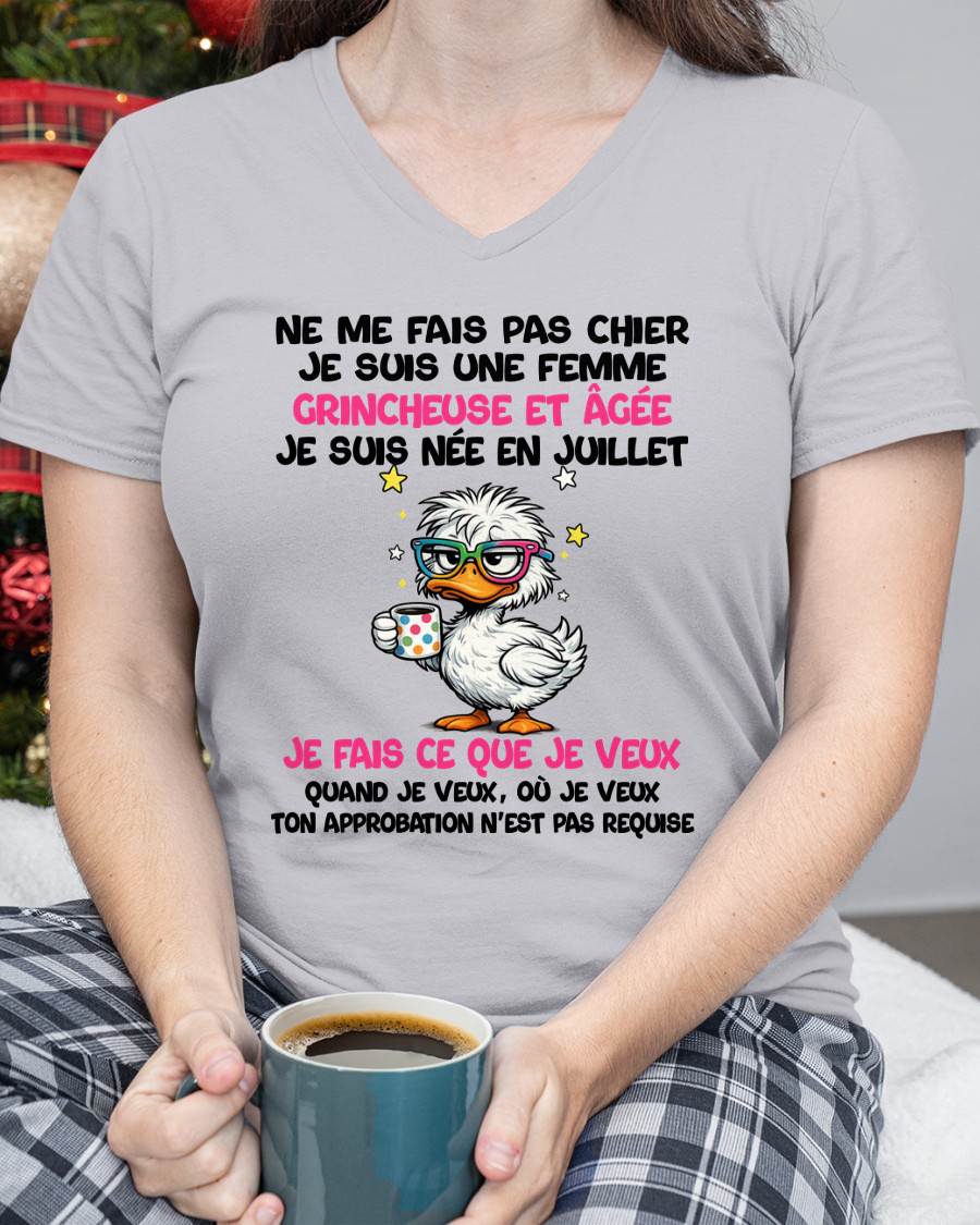 JE SUIS UNE FILLE DE JUILLET - POUR FEMME - TLEE07 (SKU2604-117-07)