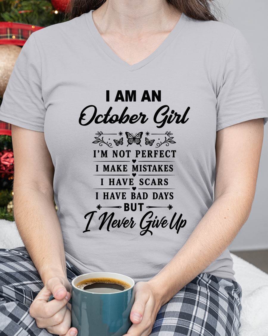 OCTOBER GIRL NEVER GIVE UP - FOR WOMEN - TLEE10 (SKU2606-378-10)
