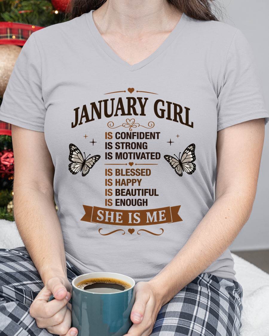 JANUARY GIRL – FAITH, STRENGTH & BEAUTY - FOR WOMEN - TLEE01 (SKU2605-378-01)