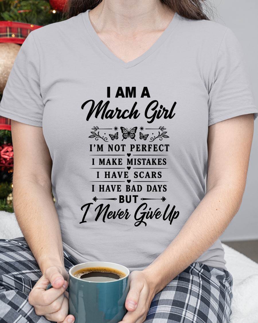 MARCH GIRL NEVER GIVE UP - FOR WOMEN - TLEE03 (SKU2606-378-03)