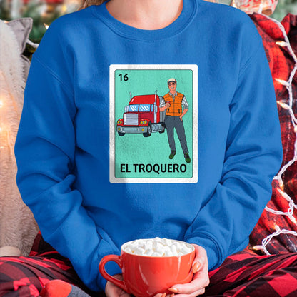Best Truck Driver Life Shirt, Funny Trucker UnisexT-Shirt/Hoodie/Sweatshirt HLT00 - Truck Driver Spanish Mexican El Troquero Bingo Card Game T-Shirt