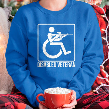 Proud Veteran Shirt, Funny Veteran UnisexT-Shirt/Hoodie/Sweatshirt HLT00 - Disabled Veteran US Military Handicap Vet Combat Veteran T-Shirt