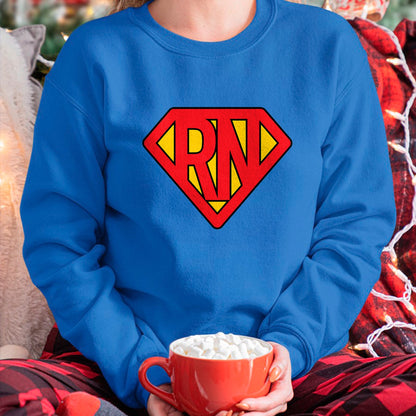 Funny Nurse Shirt, Nurse Unisex T-Shirt/Hoodie/Sweatshirt HLT00 - Super Nurse RN superhero Registered Nurse Hero T-Shirt