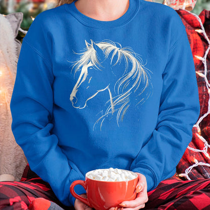 Best Horse Lover Shirt , Funny Horse UnisexT-Shirt/Hoodie/Sweatshirt HLT00 - Horse Silhouette Horse Riding Lover T-Shirt, Men, Black, 3X-Large