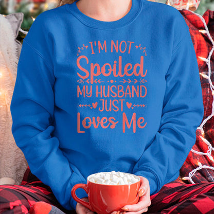 Best Wife Shirt, Wife and Husband Unisex T-Shirt/Hoodie/Sweatshirt HLT00 - Gift for wife T shirt, spoiled wife   Funny Spoiled Wife Art For Women Girls Husband Spoiled Wife Pr (10)