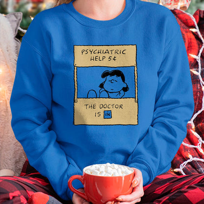 Best Doctor Shirt, Funny Doctor UnisexT-Shirt/Hoodie/Sweatshirt HLT00 - Peanuts - Lucy Doctor is in T-Shirt