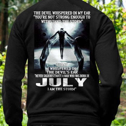 JULY - THE DEVIL WHISPERED IN MY EAR - T-SHIRT FOR MAN - TLEE07 (SKU08-35-07)