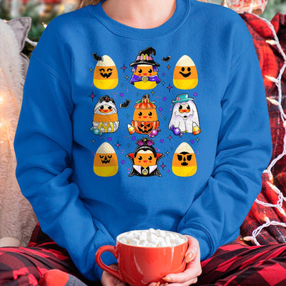 Hallowen Shirts for Family, Funny hallowen shirts, Hallowen Unisex T-Shirt/Hoodie/Sweatshirt HLT00 - Candy Corn Halloween Costume Characters Candy Corn Crew T-Shirt
