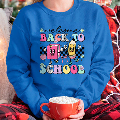 Best Student Shirt, Funny Back To School UnisexT-Shirt/Hoodie/Sweatshirt HLT00 - Welcome Back to School 2026 Teachers Students First Day T-Shirt