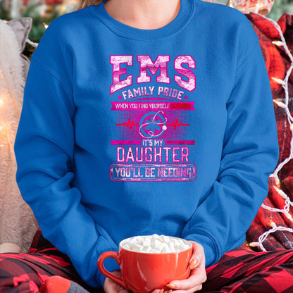 Funny Nurse Shirt, Nurse Unisex T-Shirt/Hoodie/Sweatshirt HLT00 - EMT Gift Proud Mom Dad Of EMS Paramedic Daughter F T-Shirt T-Shirt