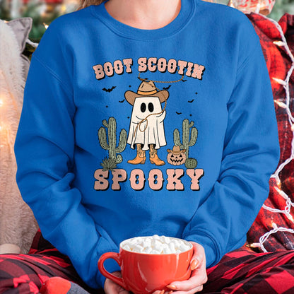 Hallowen Shirts for Family, Funny hallowen shirts, Hallowen Unisex T-Shirt/Hoodie/Sweatshirt HLT00 - Funny Boot Scootin Spooky Cowboy Ghost Men Toddler Halloween T-Shirt