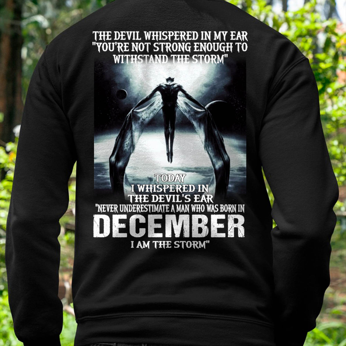 DECEMBER - THE DEVIL WHISPERED IN MY EAR - T-SHIRT FOR MAN - TLEE12 (SKU08-35-12)