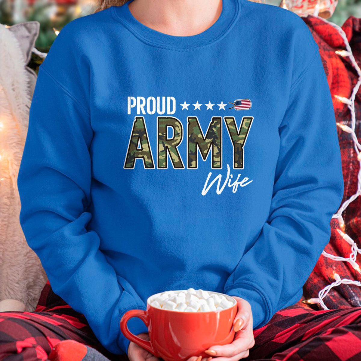 Best Wife Shirt, Wife and Husband Unisex T-Shirt/Hoodie/Sweatshirt HLT00 - Gift for wife T shirt, lucky wife   OCP Proud Army Wife Pullover Hoodie
