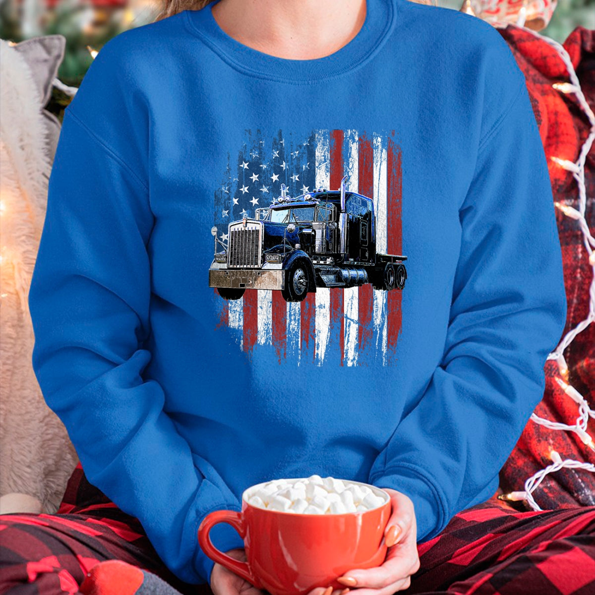Best Truck Driver Life Shirt, Funny Trucker UnisexT-Shirt/Hoodie/Sweatshirt HLT00 - Trucker American Flag Truck Driver Truck Driver Gift T-Shirt