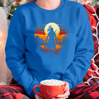 Native American T-Shirts, Vintage Native American Unisex T-Shirt/Hoodie/Sweatshirt HLT00 - Native American Chief Tribes Culture Sacred Sioux