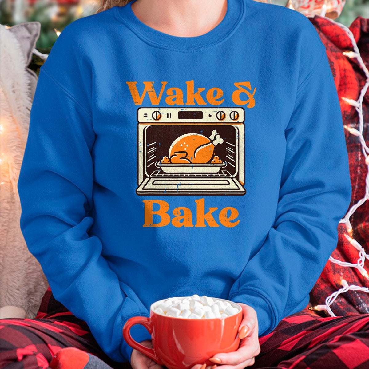 Best Thanksgiving Family Shirt , Funny Thanksgiving UnisexT-Shirt/Hoodie/Sweatshirt HLT00 - Thanksgiving Wake and Bake Funny Turkey Day Dad Men Women T-Shirt