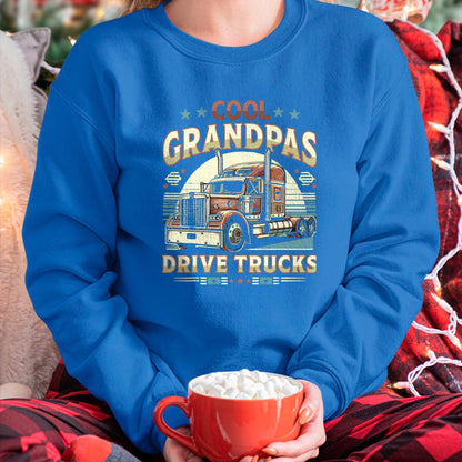 Best Truck Driver Life Shirt, Funny Trucker UnisexT-Shirt/Hoodie/Sweatshirt HLT00 - Cool Grandpas Drive Trucks Trucker Truck Driver Outfit T-Shirt, Men, Black, 3X-Large
