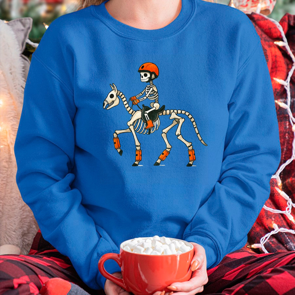 Best Horse Lover Shirt , Funny Horse UnisexT-Shirt/Hoodie/Sweatshirt HLT00 - Skeleton Horse Riding Halloween Costume Funny Boys Girl Kids T-Shirt