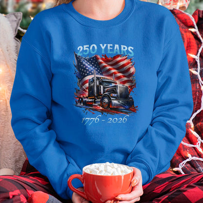 Best Truck Driver Life Shirt, Funny Trucker UnisexT-Shirt/Hoodie/Sweatshirt HLT00 - American Flag Semi Truck Patriotic Trucker Patriotism T-Shirt