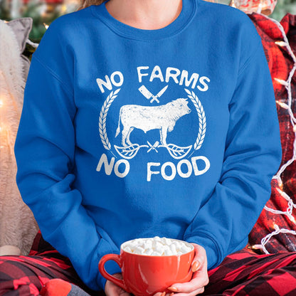 Best Farmer Life Shirt, Funny Farmer UnisexT-Shirt/Hoodie/Sweatshirt HLT00 - No Farms No Meat Farmer Gift T-Shirt