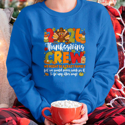 Best Thanksgiving Family Shirt , Funny Thanksgiving UnisexT-Shirt/Hoodie/Sweatshirt HLT00 - Family Thanksgiving 2026 Thanksgiving Crew Turkey Matching T-Shirt (6)