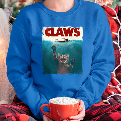 Cat Love Shirt, Funny Cat Lover Gift UnisexT-Shirt/Hoodie/Sweatshirt HLT00 - Claws Funny Cat I Love Cat Paws Cat Parody Animal Lover T-Shirt