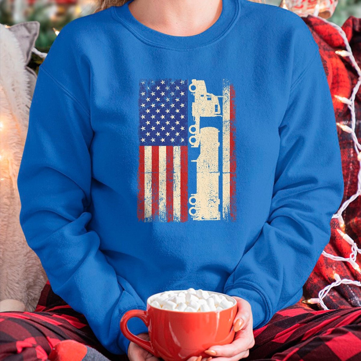 Best Truck Driver Life Shirt, Funny Trucker UnisexT-Shirt/Hoodie/Sweatshirt HLT00 - Truck Driver USA American Flag Patriotic Trucker Men T-Shirt