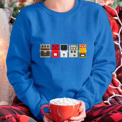 Guitar Lover Shirt, Funny Guitar UnisexT-Shirt/Hoodie/Sweatshirt HLT00 - Guitar Effects PedalStomp Box Rock T Shirt T-Shirt