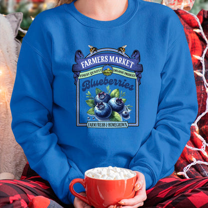 Best Farmer Life Shirt, Funny Farmer UnisexT-Shirt/Hoodie/Sweatshirt HLT00 - Farmers Market Fresh Gardening Farmers Market Blueberries T-Shirt