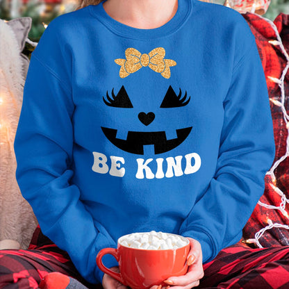 Hallowen Shirts for Family, Funny hallowen shirts, Hallowen Unisex T-Shirt/Hoodie/Sweatshirt HLT00 - Be Kind Unity Day Orange Halloween Pumpkin Anti Bullying T-Shirt