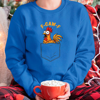 Best Farmer Life Shirt, Funny Farmer UnisexT-Shirt/Hoodie/Sweatshirt HLT00 - F-Caw-F Funny Chicken Pocket Humor Quote Rooster Meme T-Shirt