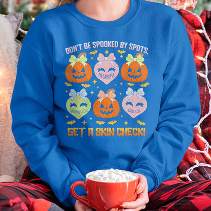 Hallowen Shirts for Family, Funny hallowen shirts, Hallowen Unisex T-Shirt/Hoodie/Sweatshirt HLT00 - Dermatology Nurse Halloween Get A Skin Check Dermatologist T-Shirt