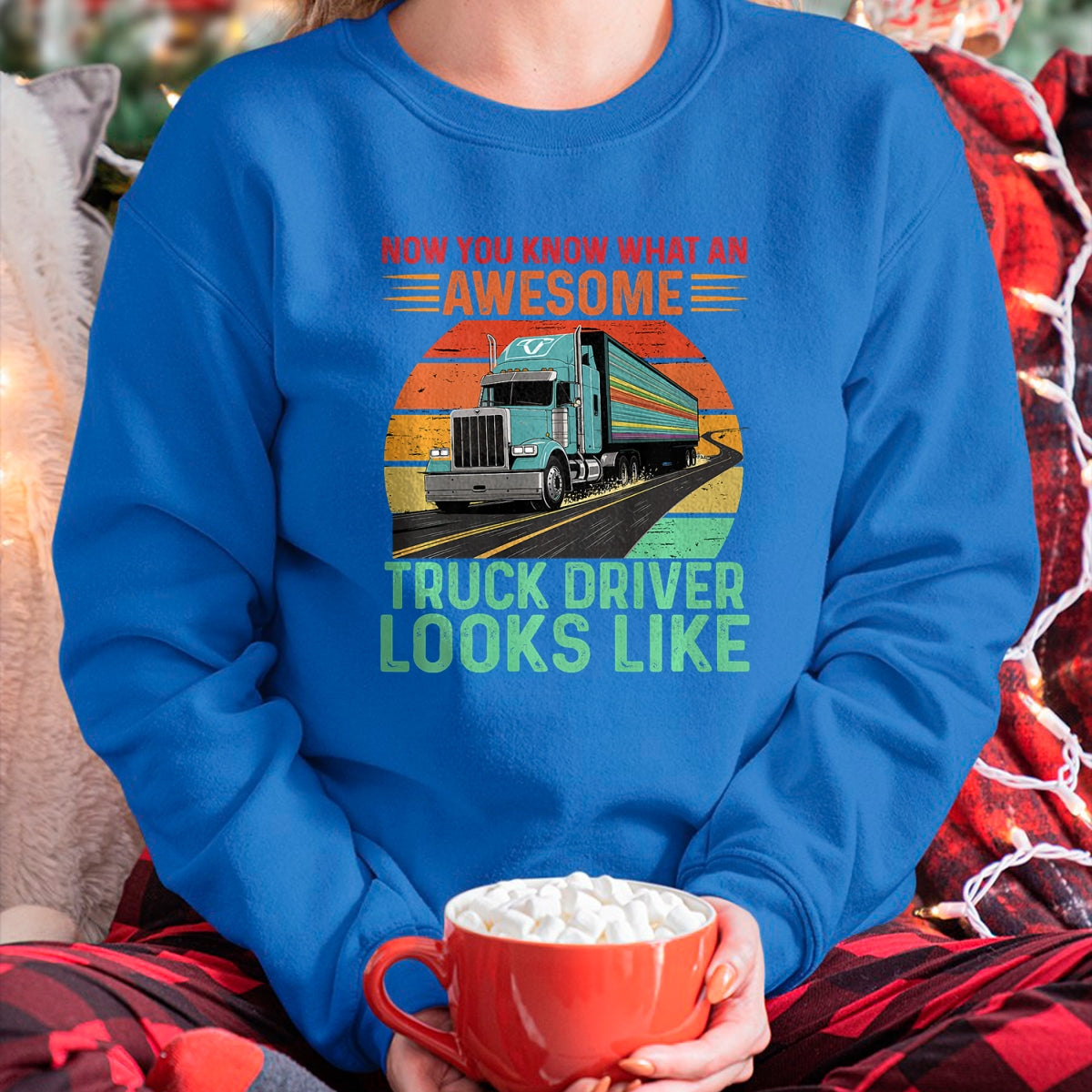 Best Truck Driver Life Shirt, Funny Trucker UnisexT-Shirt/Hoodie/Sweatshirt HLT00 - Awesome Truck driver Trucker Design For Men Truck Driver Premium Tri-blend T-Shirt