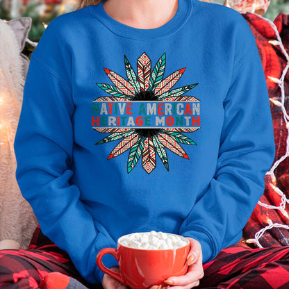Native American T-Shirts, Vintage Native American Unisex T-Shirt/Hoodie/Sweatshirt HLT00 - Native American Heritage Month T-Shirt (1)