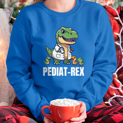 Best Doctor Shirt, Funny Doctor UnisexT-Shirt/Hoodie/Sweatshirt HLT00 - Funny Pediatrics T-Rex Pediatrician Peds Pediatric T-Shirt