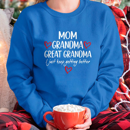 Best Grandma Shirt, Proud Grandma Unisex T-Shirt/Hoodie/Sweatshirt HLT00 - Gifts for Grandma from Grandkids Mom Grandma Great Grandma T-Shirt (1)