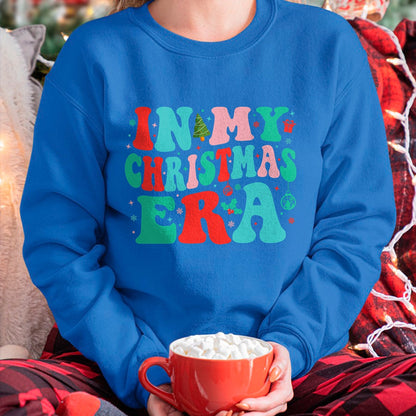 Christmas Shirts for Family, Funny christmas shirts, Christmas Unisex T-Shirt/Hoodie/Sweatshirt HLT00 - In My Christmas Era Cute Groovy Christmas Holiday Xmas T-Shirt