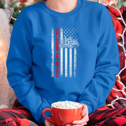 Best Truck Driver Life Shirt, Funny Trucker UnisexT-Shirt/Hoodie/Sweatshirt HLT00 - Retired Truck Driver - Patriotic Trucker - American Flag T-Shirt