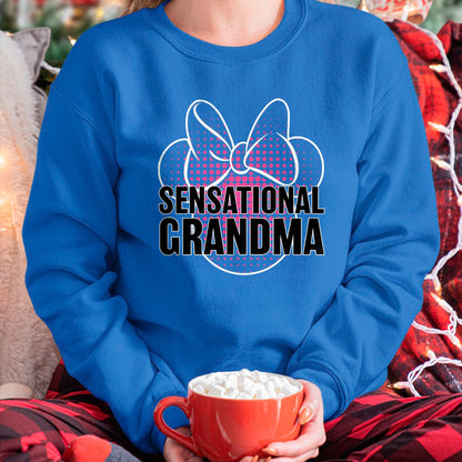 Best Grandma Shirt, Proud Grandma Unisex T-Shirt/Hoodie/Sweatshirt HLT00 - Disney Mickey And Friends Sensational Grandma T-Shirt