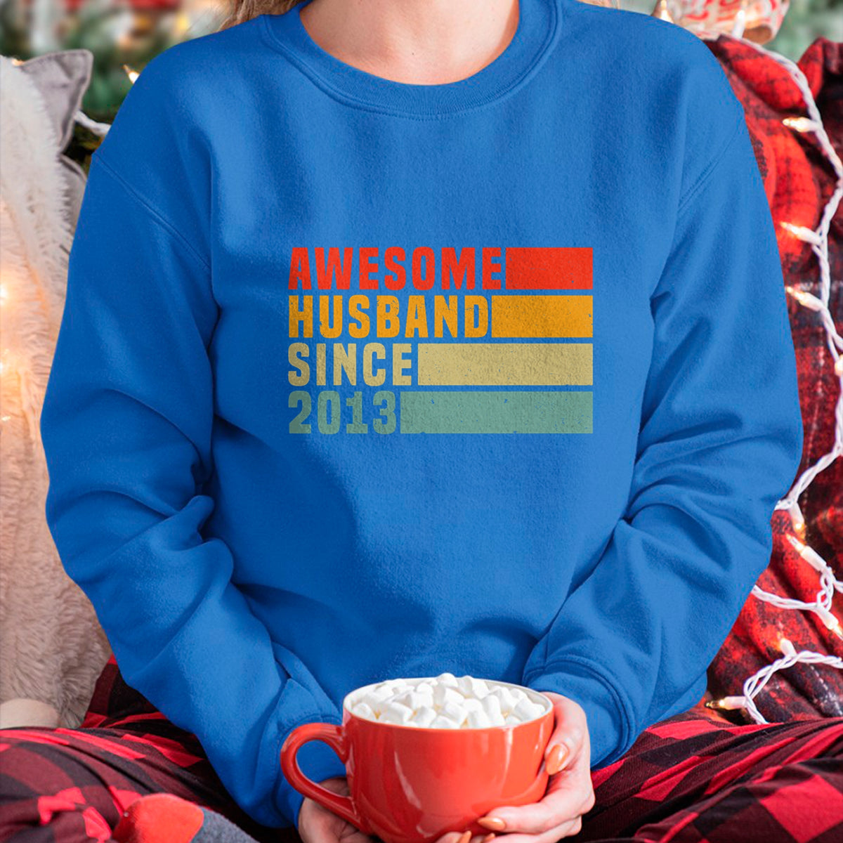 Best Wife Shirt, Wife and Husband Unisex T-Shirt/Hoodie/Sweatshirt HLT00 - 10th Wedding Anniversary For Him - Awesome Husband 2013 T-Shirt