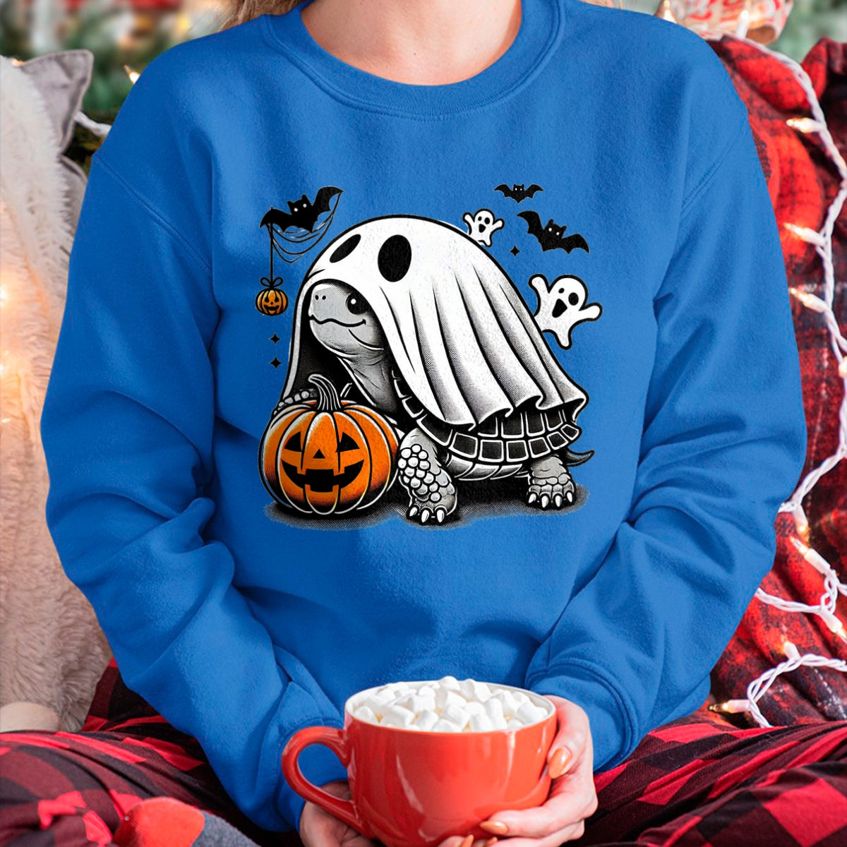 Hallowen Shirts for Family, Funny hallowen shirts, Hallowen Unisex T-Shirt/Hoodie/Sweatshirt HLT00 - Halloween Turtle Ghost Pumpkin Costume Terrapin Tortoise T-Shirt