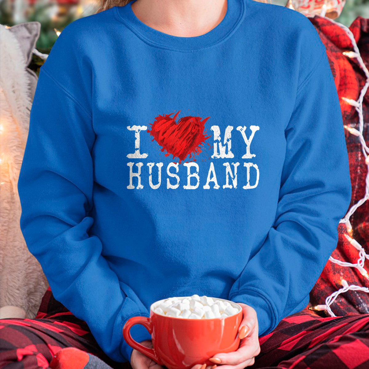 Best Wife Shirt, Wife and Husband Unisex T-Shirt/Hoodie/Sweatshirt HLT00 - I Love My Husband, Awesome Vintage Style Husband Love T-Shirt