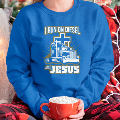 Best Truck Driver Life Shirt, Funny Trucker UnisexT-Shirt/Hoodie/Sweatshirt HLT00 - Jesus Truck Driver Christian Trucker T-Shirt, Men, Black, 3X-Large
