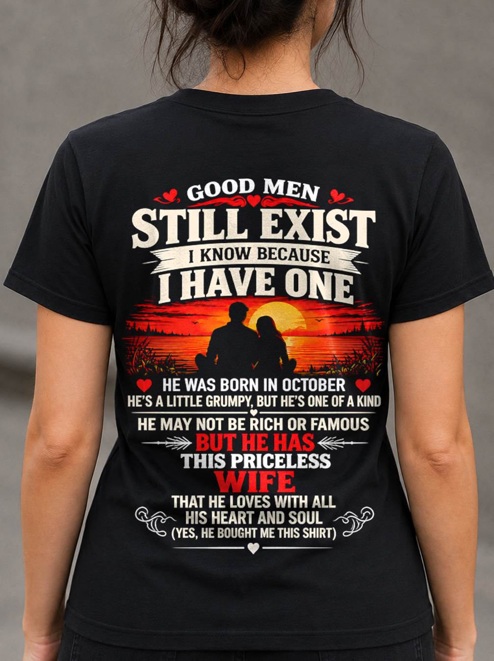 OCTOBER MAN & HIS PRICELESS WIFE - FROM HUSBAND - TLEE10 (SKU2609-79-10)