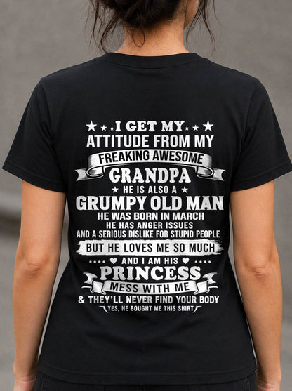 MARCH - MY GRUMPY OLD GRANDPA LOVES ME FUNNY - FROM GRANDPA - TLEE03 (SKU2609-10-03)