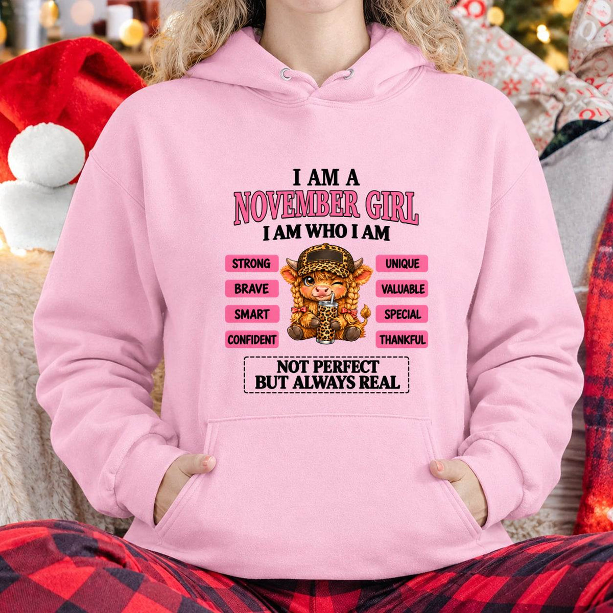 NOVEMBER GIRL – UNIQUE AND FEARLESS WOMAN TEE - FOR WOMEN - TLEE11 (SKU2610-616-11)