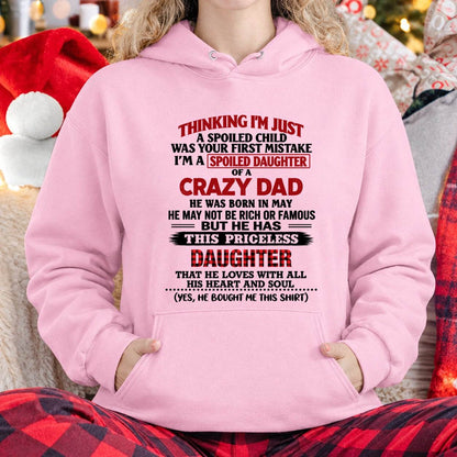 MAY - SPOILED DAUGHTER OF A CRAZY DAD - FROM DAD - TLEE05 (SKU2610-884-05)